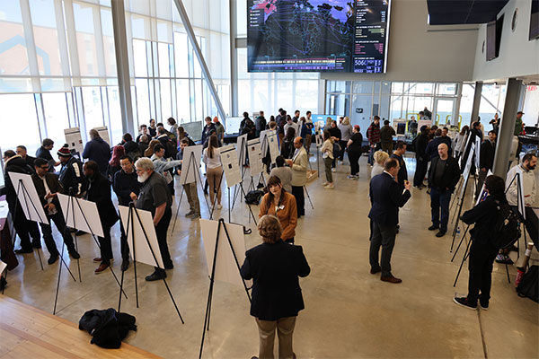 Events during research week include presentations, guest speakers, and a research poster session.